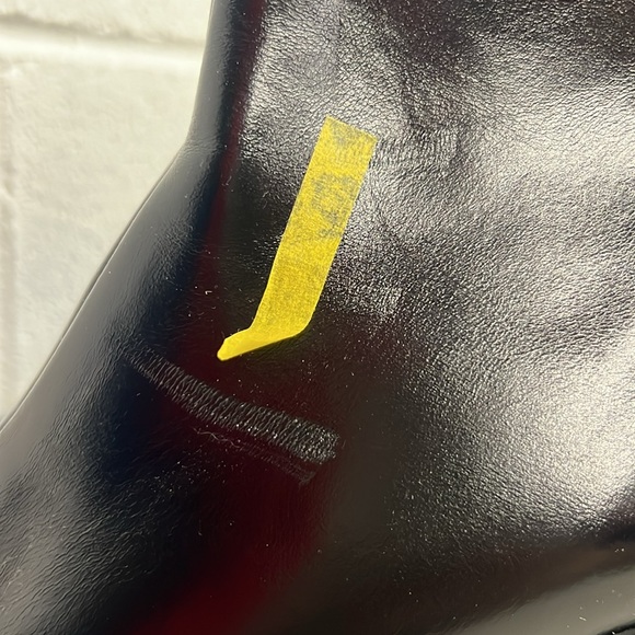 Jeffrey Campbell sz6 solid black booties sherpal block heel ankle square toe zip - Picture 5 of 7